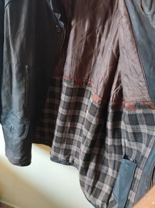 Chaquetón piel hombre