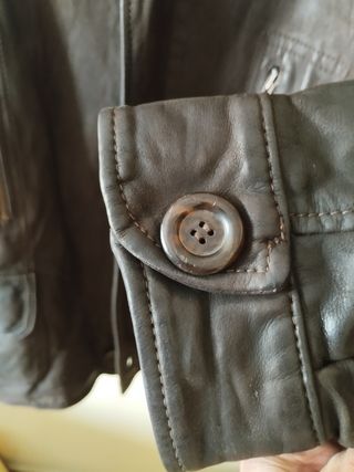 Chaquetón piel hombre