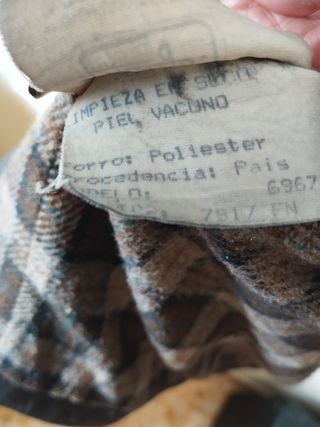Chaquetón piel hombre