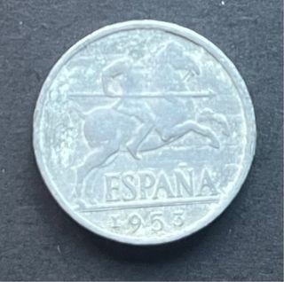 Moneda de 10 céntimos de 1953