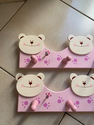 Appendiabiti da muro x bambini