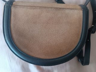 Bolso bandolera piel de Zara 