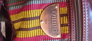 Precioso bolso Tauro piel vintage
