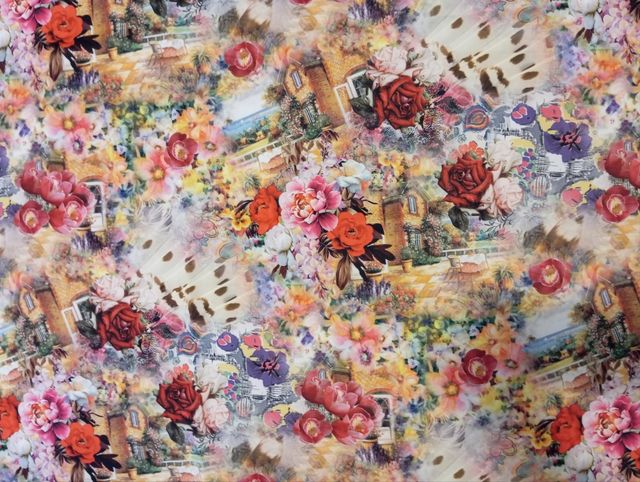 Tela estampada neopreno 80 x 150 cm