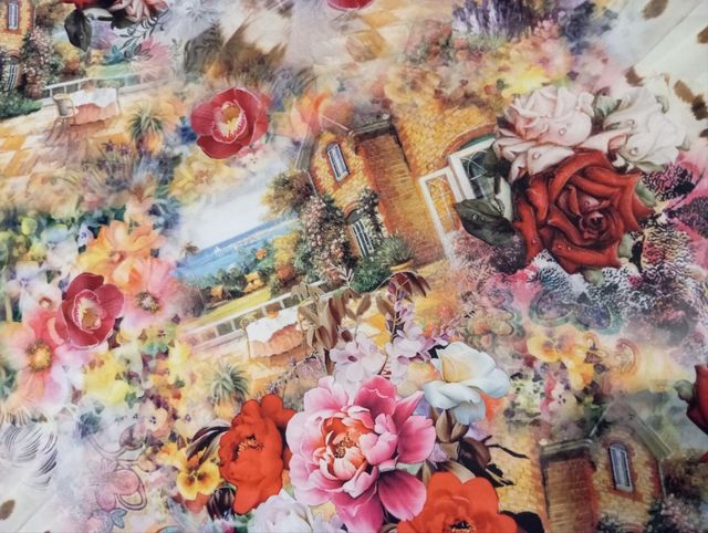 Tela estampada neopreno 80 x 150 cm