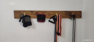 Perchero hecho a mano