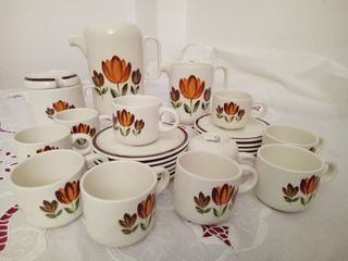 Serviço café " Sado internacional " Vintage