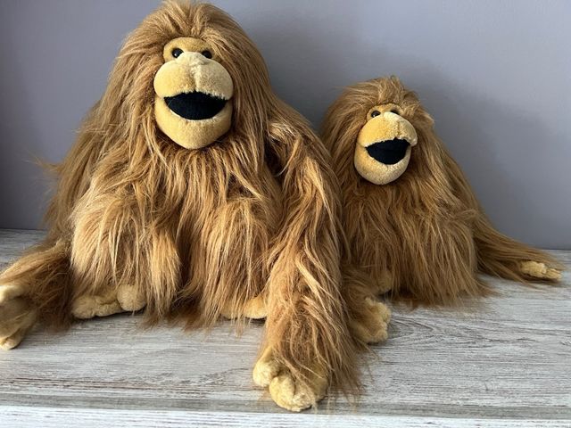 Peluches vintage años 90 de 35 y 25cm.