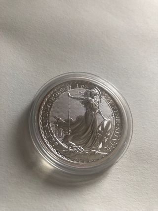 Moneda una onza de plata, Britannia (Reino Unido)