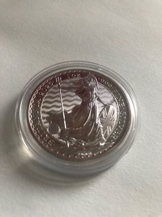 Moneda una onza de plata, Britannia (Reino Unido)