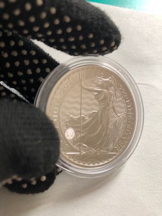 Moneda una onza de plata, Britannia (Reino Unido)