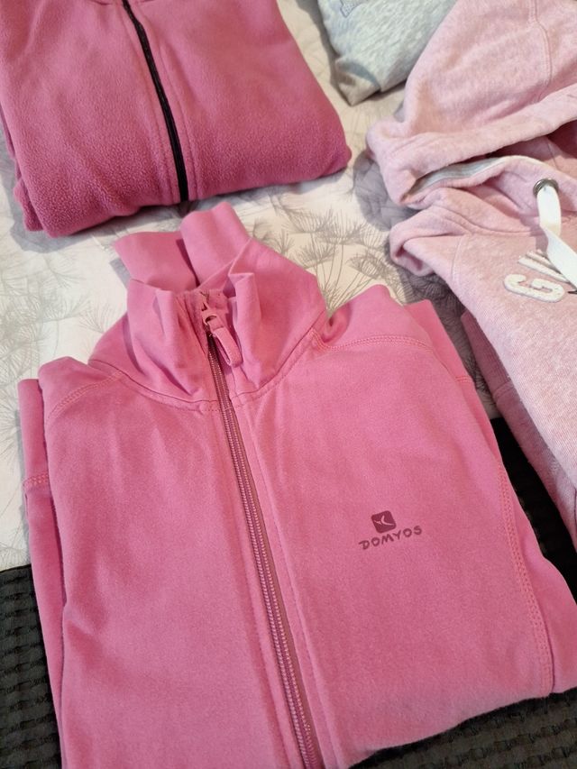 Lote mujer 1 sudadera 3 chaquetas