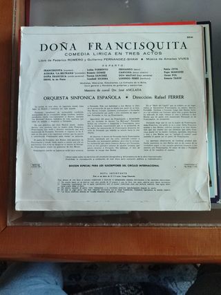 Dona Francisquita Vinilo