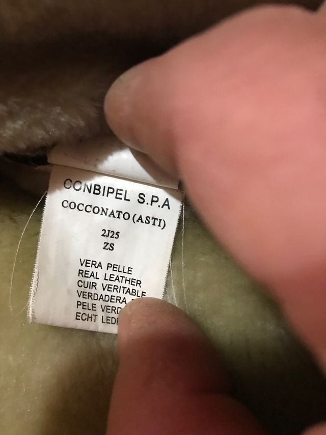 Giubbino donna vera pelle