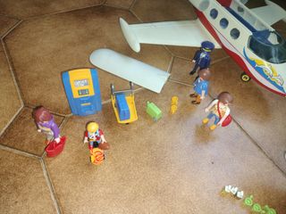 Conjunto dos aviones Playmobil