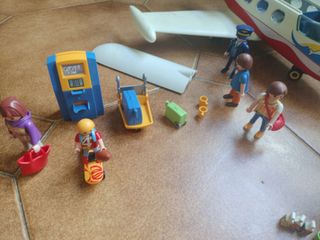 Conjunto dos aviones Playmobil