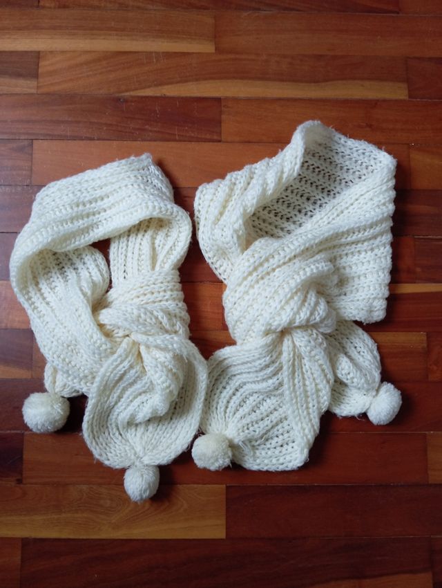 2 bufandas de lana niño o niña