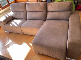Sofa chaise longue elevable