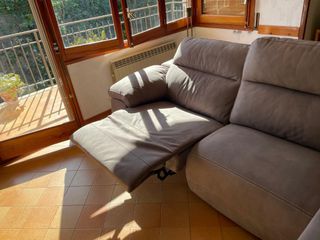 Sofa chaise longue elevable