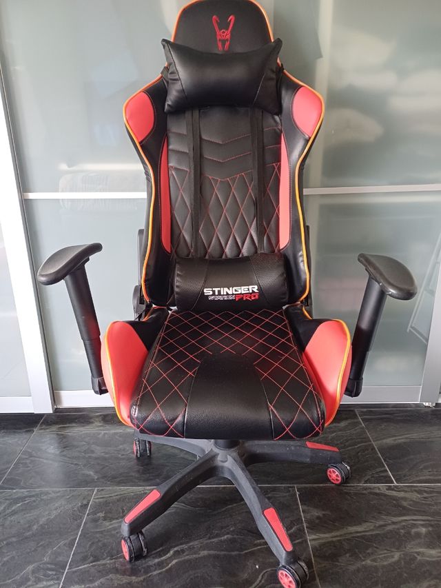 Silla Gamer stinger pro LED ergonómica