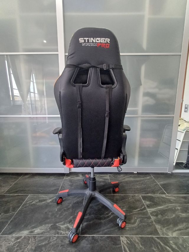 Silla Gamer stinger pro LED ergonómica