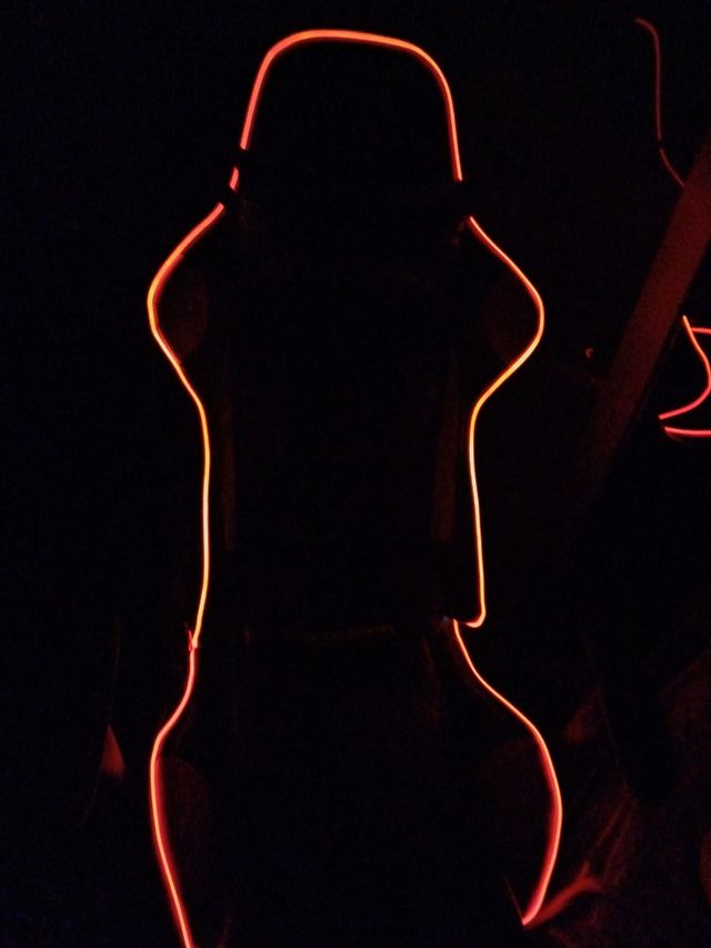 Silla Gamer stinger pro LED ergonómica