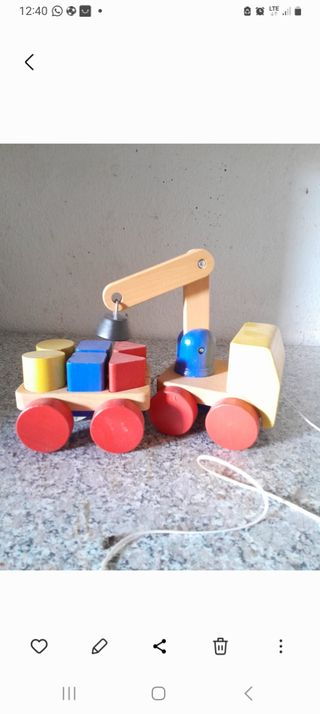 Juguete madera