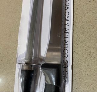 Cuchillo jamonero y afilador Cuperinox