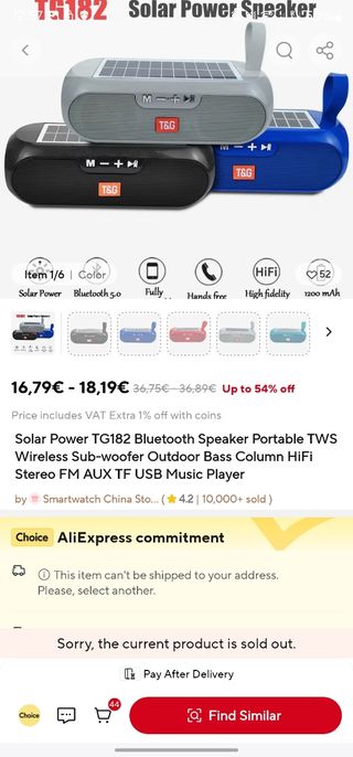 Bluetooth altavoz Portable TWS