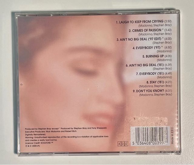 Madonna Pack 4 Cd’s