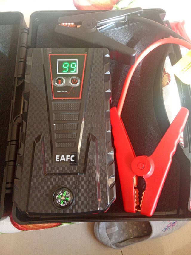 Arrancador batería coche moto