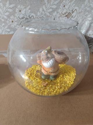 Pecera grande de cristal también para plantas con