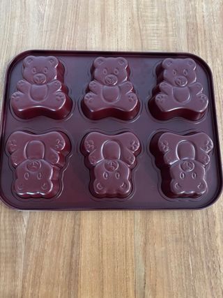 Molde bizcochos osos