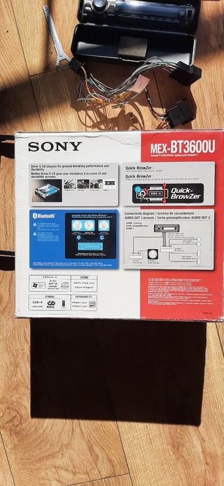 Audio system Sony, autoradio