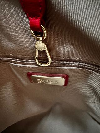 BOLSO FURLA ROJO Piel precio fijo