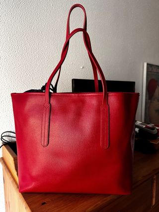 BOLSO FURLA ROJO Piel precio fijo