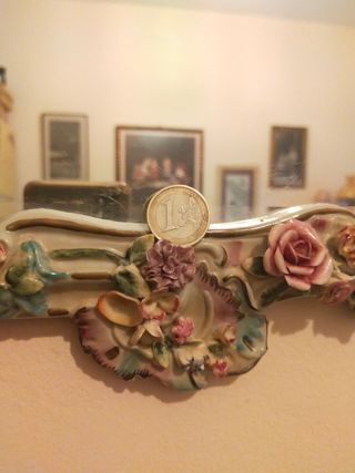 Dos espejos porcelana.