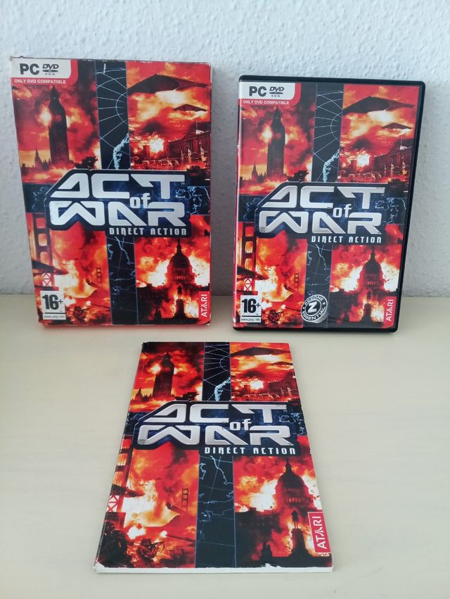 Juego Ordenador PC ACT OF WAR Direct Action