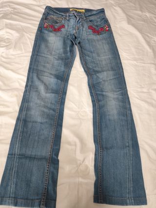 Pantalón largo vaquero mujer impresionante!!