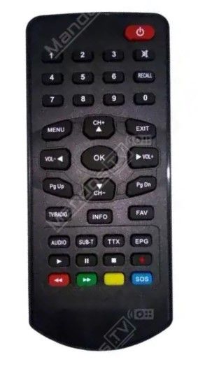 Mando a distancia SAT TDT modelo o11118 de Astrell