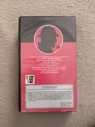 VHS Sherlock Holmes: el perro de los Baskerville