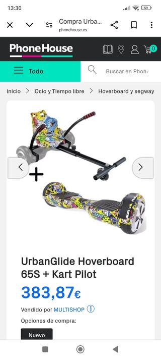 Hoverboard con silla