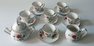 Juego de tazas vintage para cafe