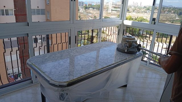 Pulido de suelos de 
 marmol,hormigon y terrazo  