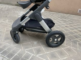 Carro completo STOKKE TRAILZ capazo y silla beige