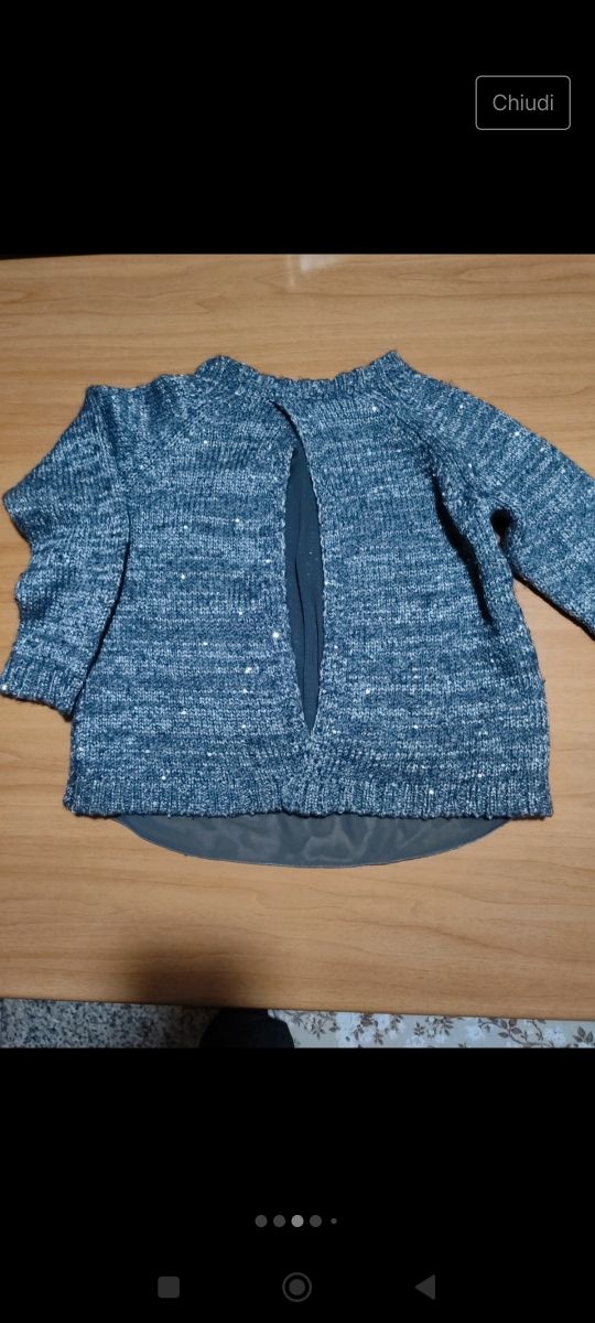 Maglioncino donna con paillettes