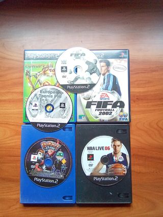 Pack de 4 juegos para consola play PS2
