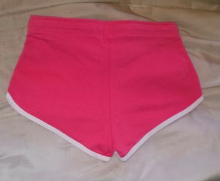 Pantalón corto de chándal rosa de mujer 
