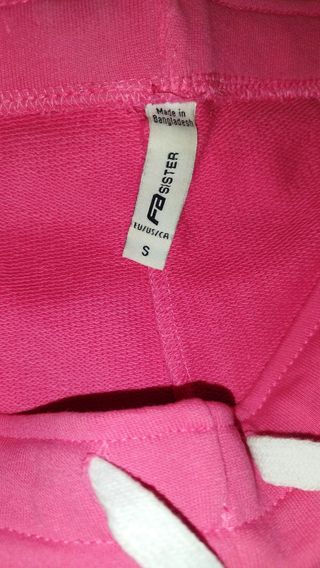 Pantalón corto de chándal rosa de mujer 