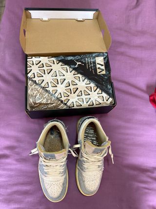 Nike Jordan 1 low SE Sashiko Denim talla 41 EU